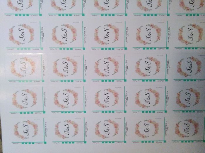 Les timbres personnalisés