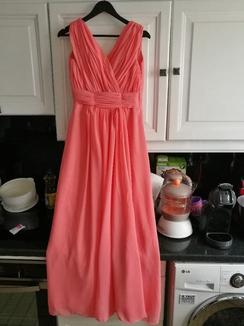 Help robe couleur pêche - 1