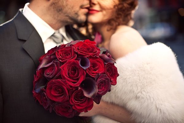 Bouquet rouge