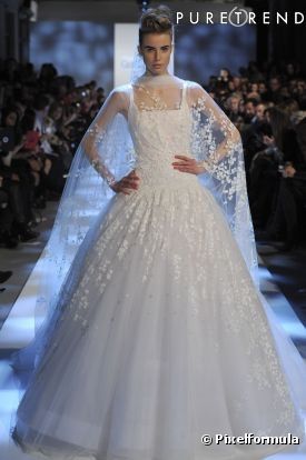   La robe de mariée Haute Couture Printemps-Eté 2013 !  Défilé Georges Chakra, Couture