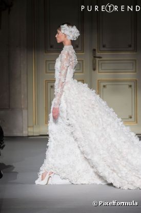   La robe de mariée Haute Couture Printemps-Eté 2013 !  Défilé Georges Hobeika, Couture