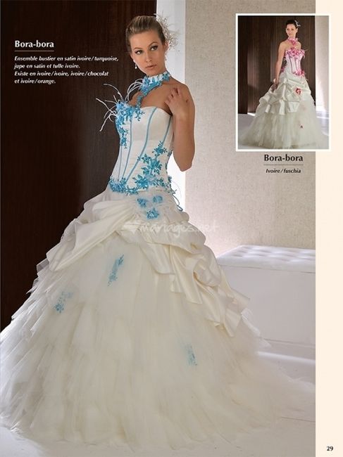 La robe de mariée du 12 février 2013 est...