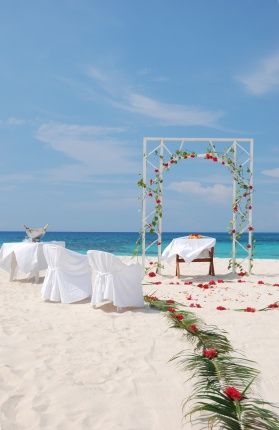 Mariage sur la plage