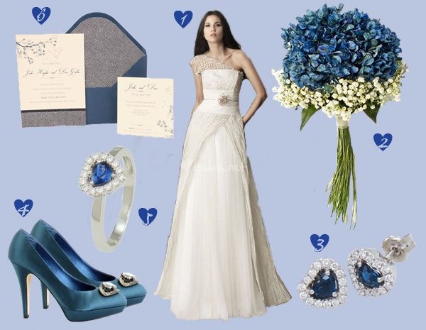 -Look dans les tons bleus