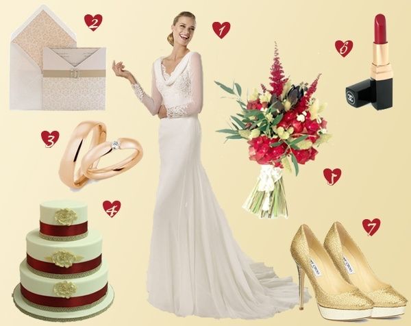 -Look pour un mariage à Noël !