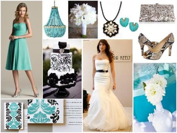 Idées turquoise et blanc