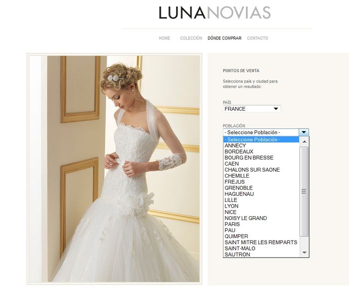 Boutiques luna novias en France