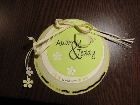 Tutoriel pour faire part rond