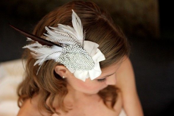 Broche pour la coiffure de la mariée