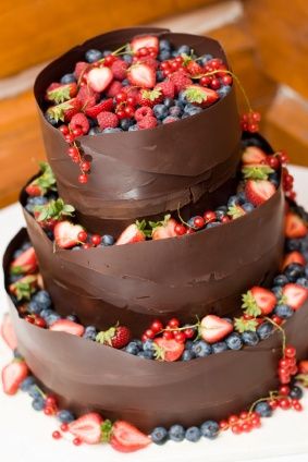 Gâteau fruits et chocolat