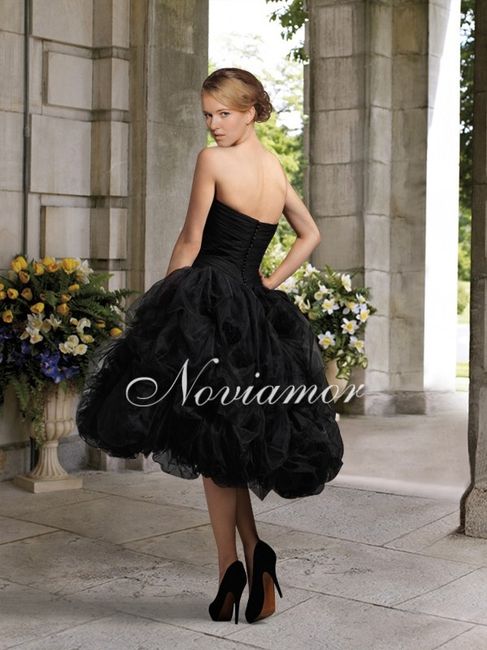 Robe de mariée noire Noviamor