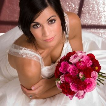 Bouquet de mariée rose