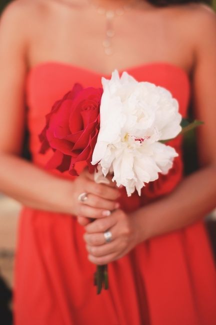 2 grosses fleurs pour 1 bouquet