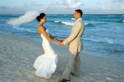 Couple à la plage