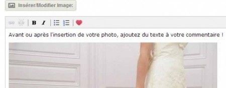 Votre photo s'affiche