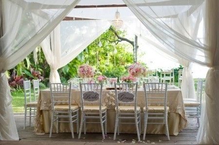 Idée pour décorer le chapiteau de mariage
