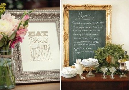 Des cadres pour votre décoration de mariage
