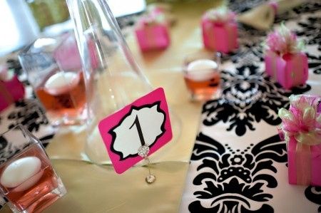 Idée déco fuschia et noir