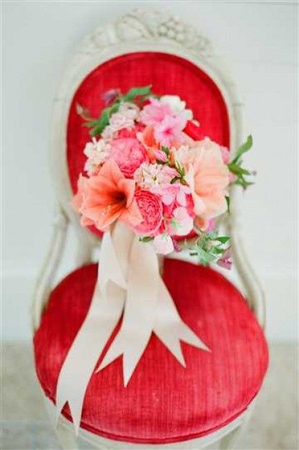 Bouquets de mariée avec des rubans