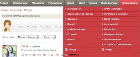 Moteur de recherche de contacts dans les forums