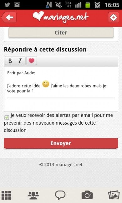 Citez depuis votre téléphone portable !