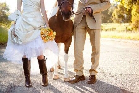 Quand les mariées montent à cheval