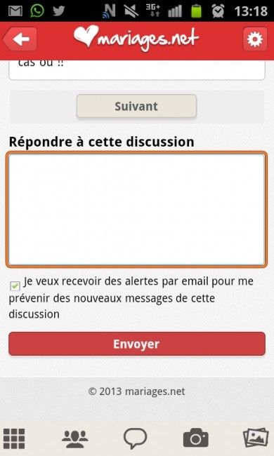 Aide pour publier une photo depuis l'app !