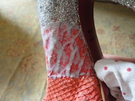 Tutoriel pour des talons pailletés