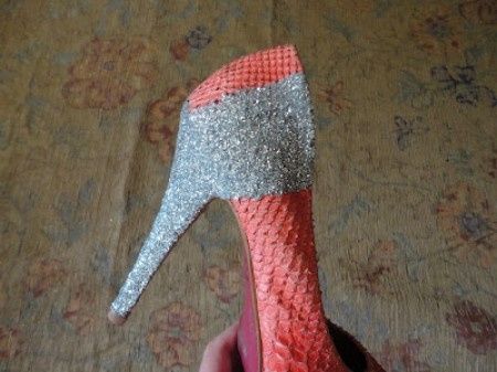 Tutoriel pour des talons pailletés