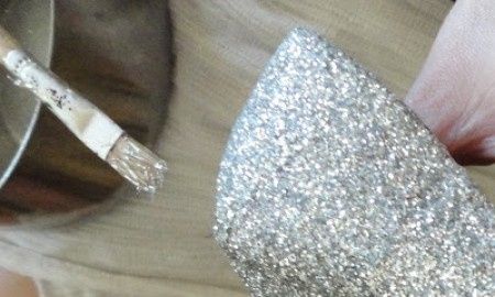Tutoriel pour des talons pailletés