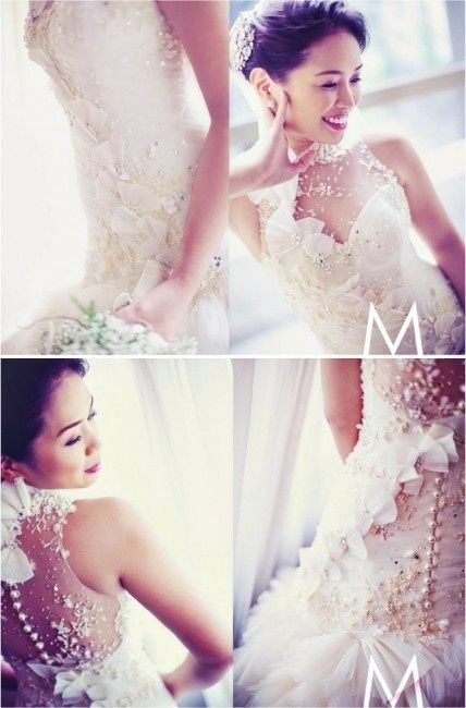 Votez pour votre robe de mariée pailletée parmi 15 photos !!