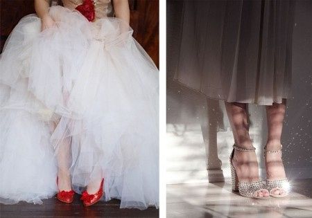 qui sont les mariées qui vont porter des chaussures à paillettes ?