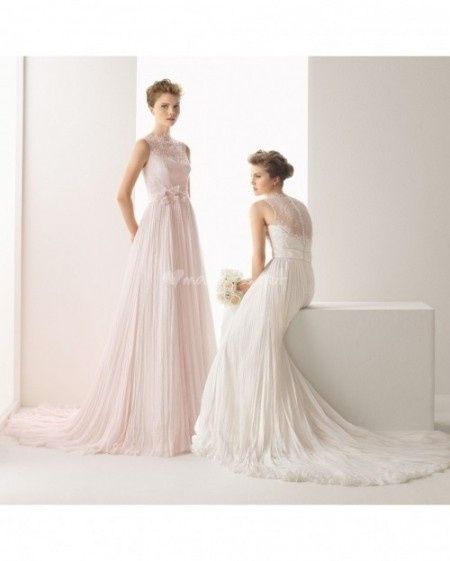 11 robes de mariée roses collections 2014