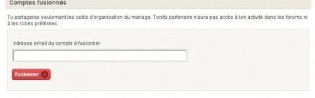 Partagez votre compte mariages.net avec votre partenaire !