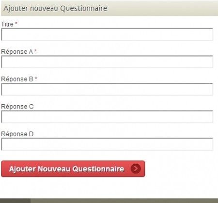 Quizz - questionnaire sur le blog