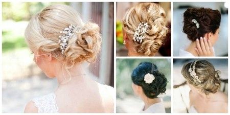 Collage chignon flou