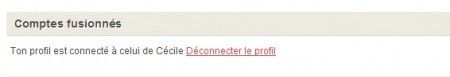 Annuler le fusion de deux comptes