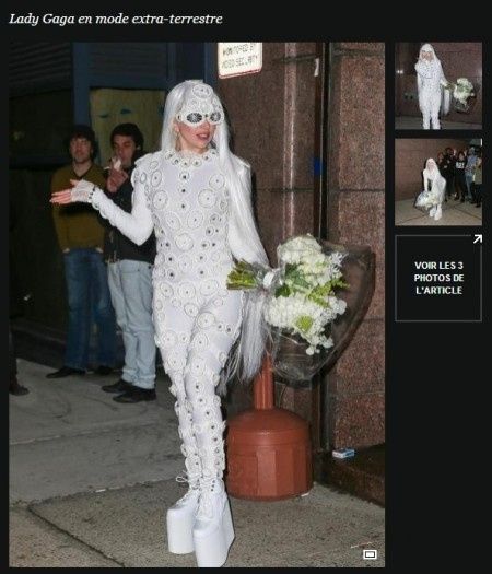 Si vous avez loupé le look de mariée de lady GaGa, le voilà !!