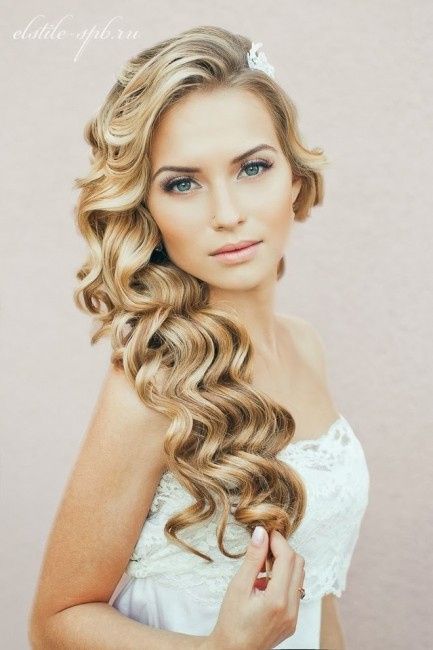 Coiffure cheveux longs détachés