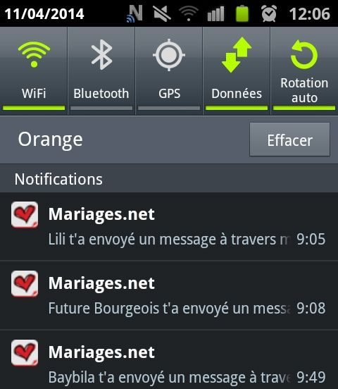 Notification de nouveau message privé sur notre application mobile !