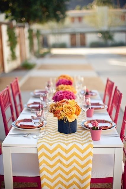 14 idées de chemins de table pour vos tables