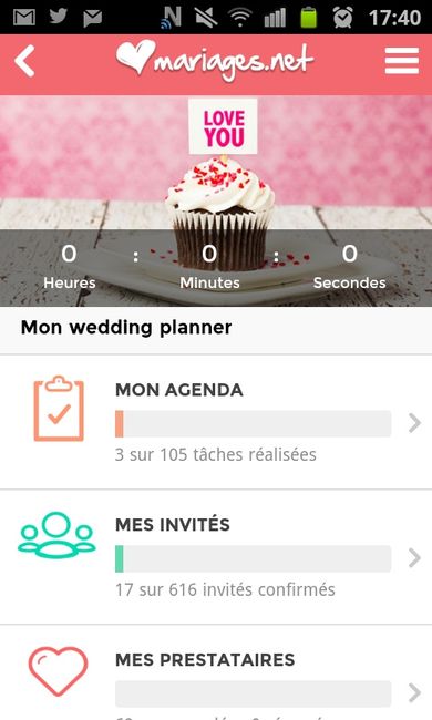 Nouvelle version pour notre appli mobile de mariage !
