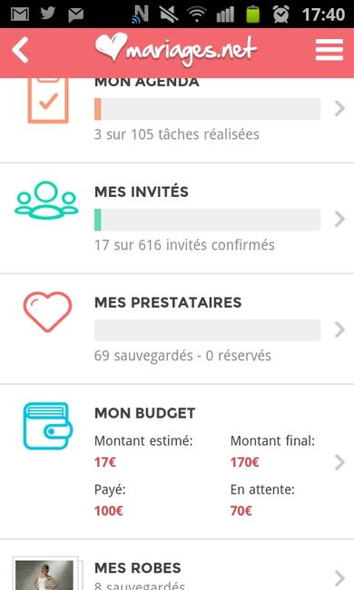 Nouvelle version pour notre appli mobile de mariage !