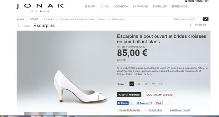 Chaussures chez Jonak