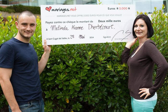 Les gagnants du 1er tirage au sort à mariages.net