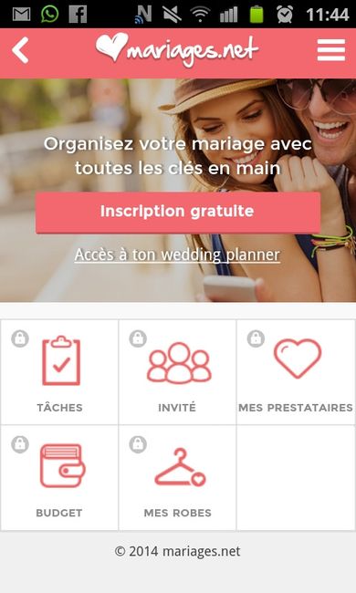 Application mariages.net