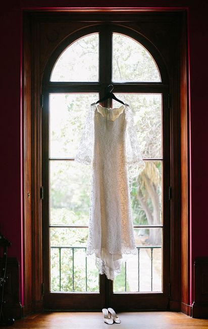 La première robe de mariée créé par les soeurs jumelles Olsen