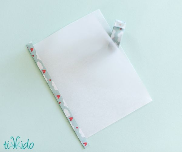Tutoriel petit sachet washi tape