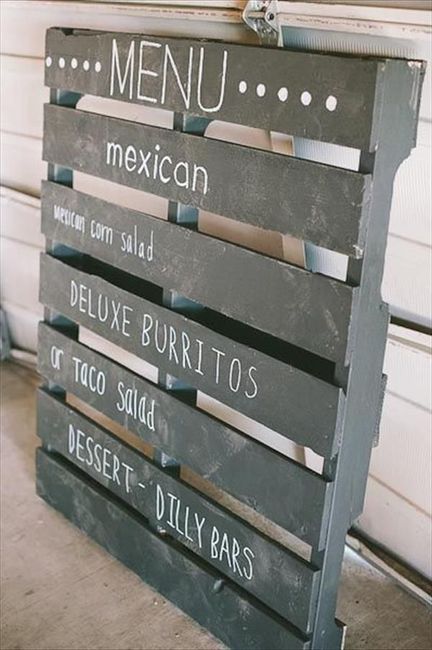 Des palettes en bois pour votre décoration de mariage: OUI ou NON ?