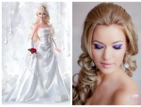 Maquillage de mariée inspiré de Barbie: lequel choisirais-tu ?